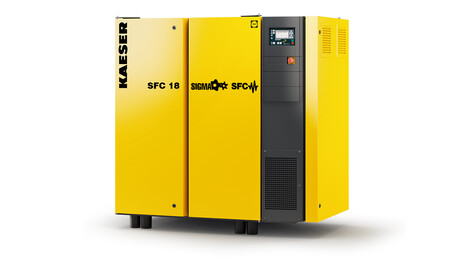 SFC 18 rotary screw compressor with variable speed drive