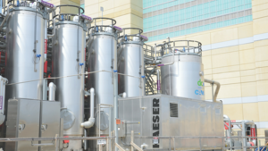 Contenedor a la medida con sistema de aire comprimido