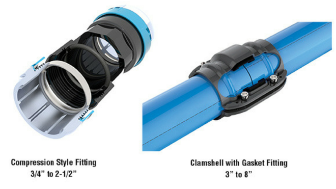 Conectores SmartPipe+, tubería de aire comprimido